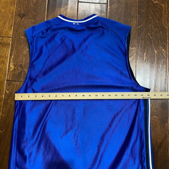 Shaq Dunkman Vintage Y2K Reversible Royal Blue Black Mesh Jersey Men's Medium - Picture 9 of 10